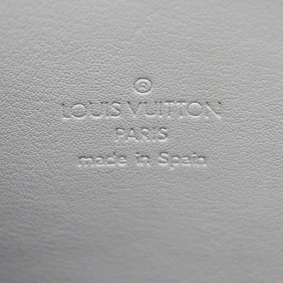 LOUIS VUITTON Columbus Shoulder Bag Monogram Vernis Lime Yellow - Picture 15 of 16